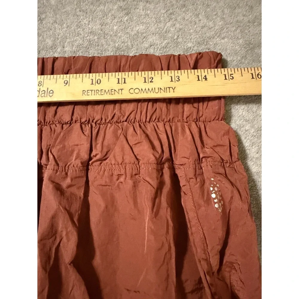 FP Movement Free People The Way Home Shorts Red Earth Size Large Flirty Fun